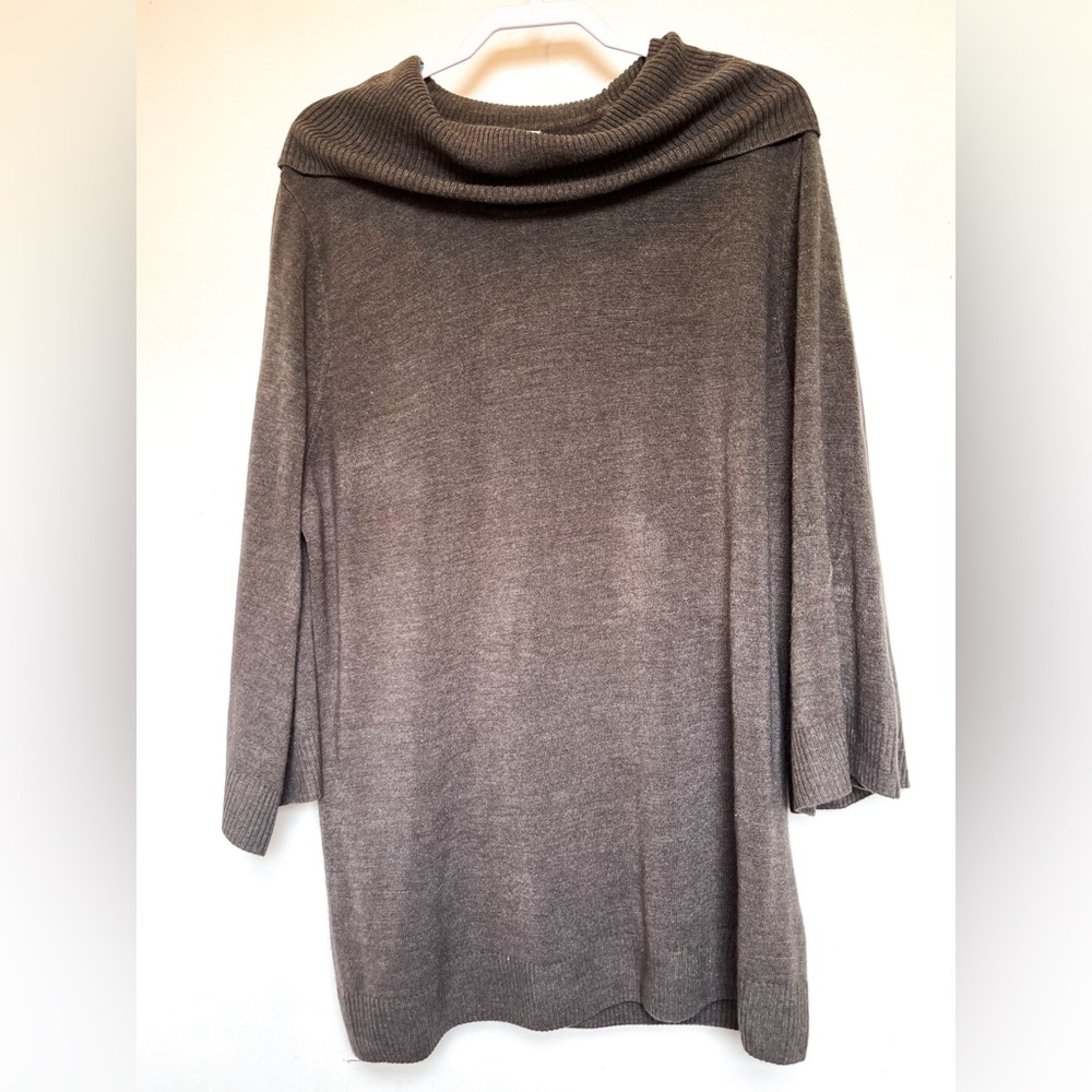 Rebecca Malone Cowl Neck Sweater tunic top